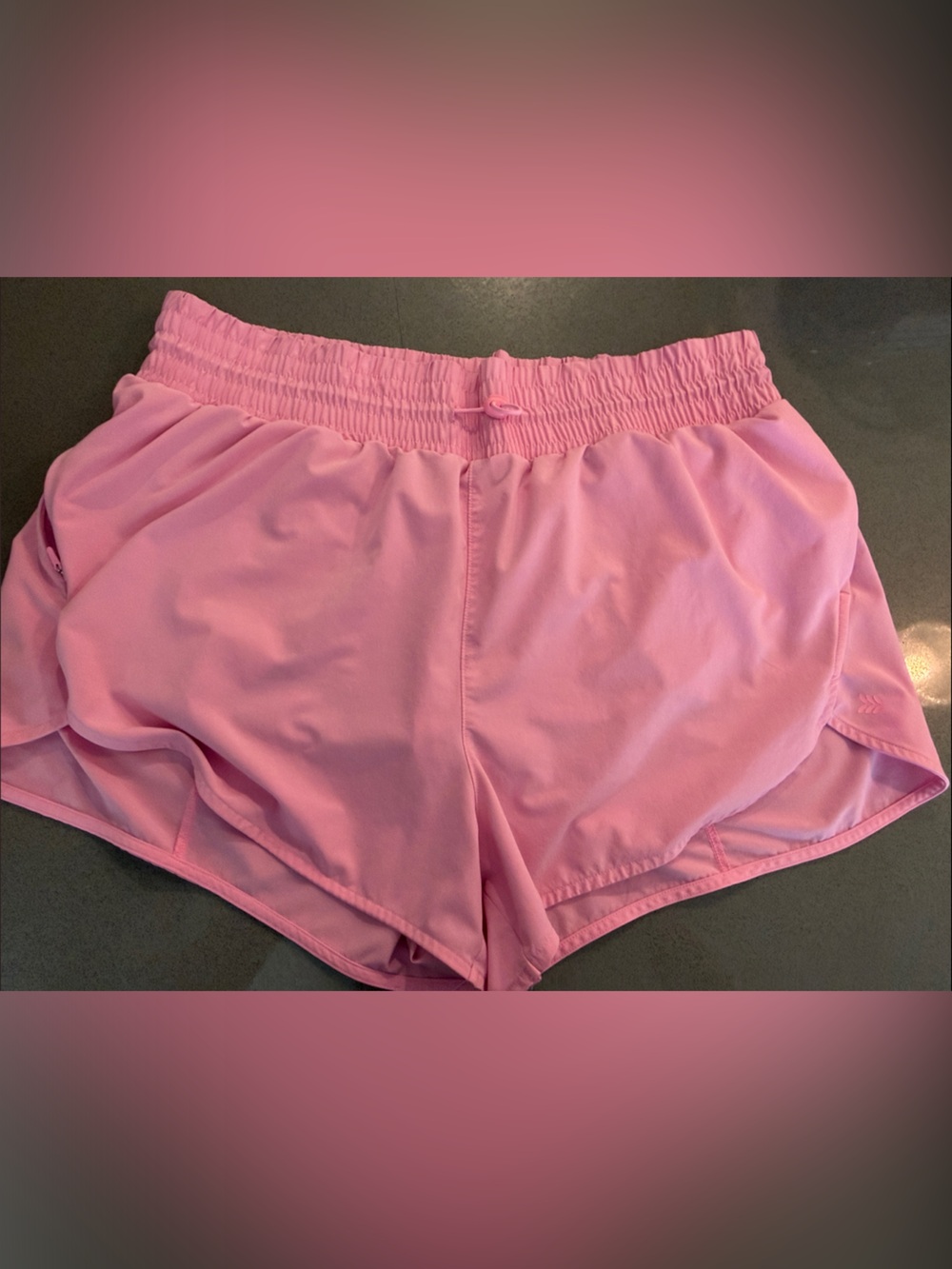 Pink Athletic Running Shorts
